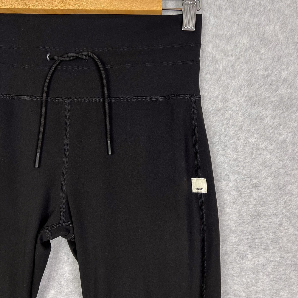 Vuori Black Daily Legging High Rise Drawstring Athleisure Size Medium - Picture 4 of 12